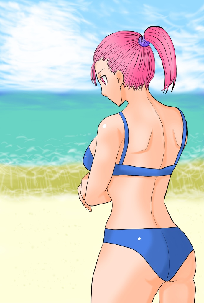 水着の女の子（２０１８）高解像度ｊｐｇファイル一枚