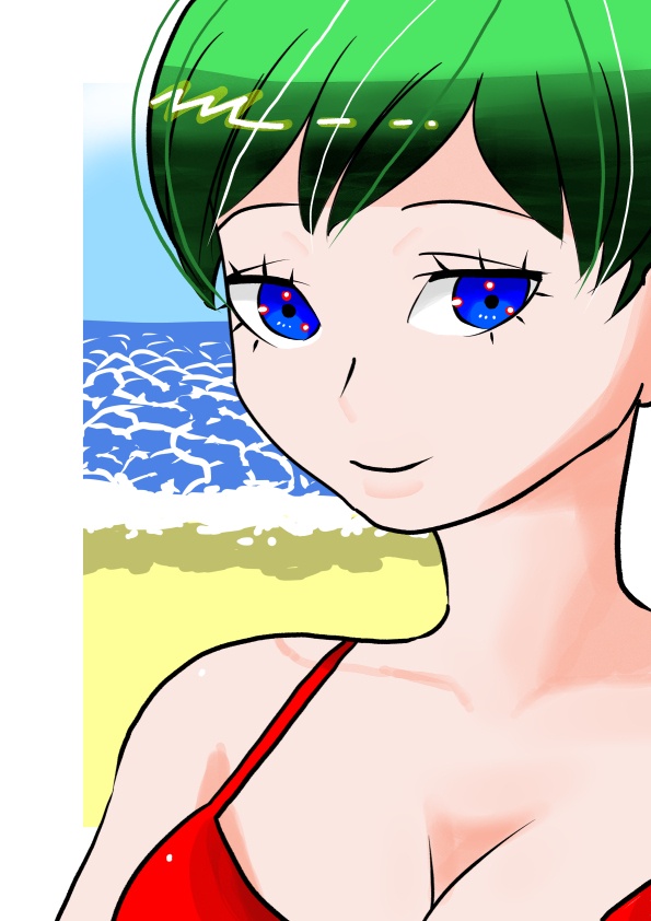 水着の女の子（高解像度ｊｐｇファイル）