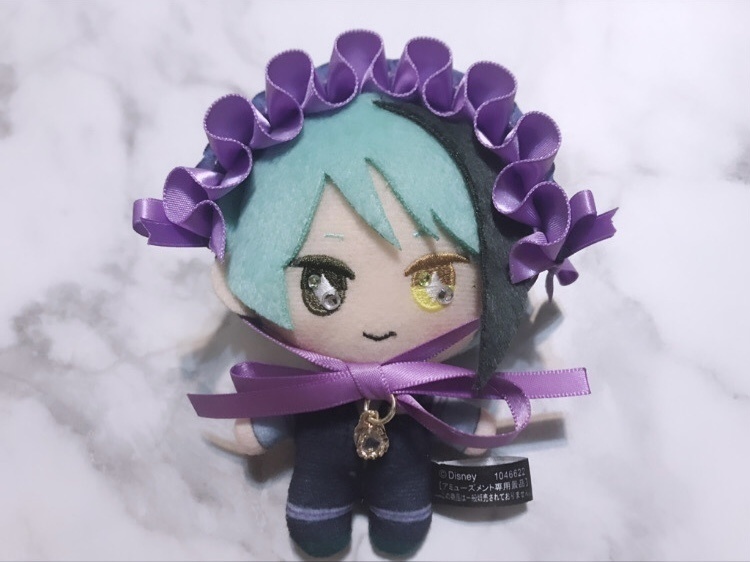 💜チャーム付き偏光パープルヘッドドレスB💜