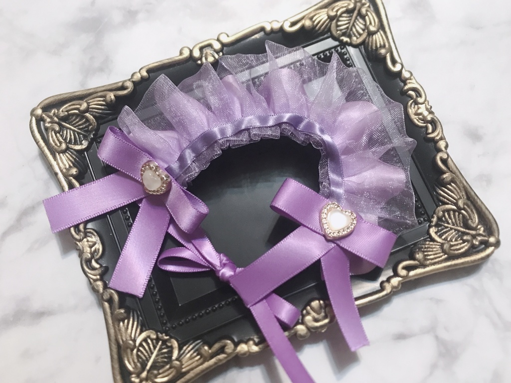 ✨💜シアーパープルヘッドドレス💜✨