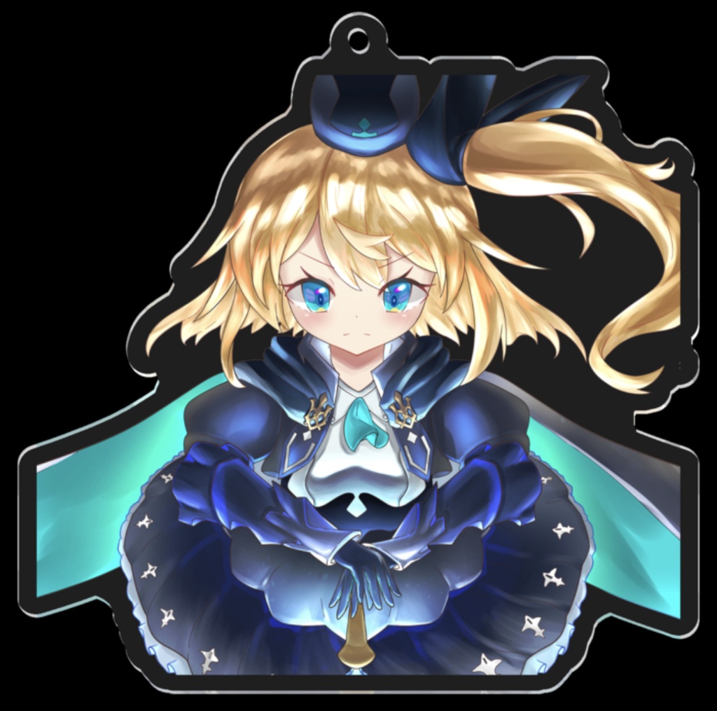 アニバシルティーアクキー70×70mm(裏面コーティングあり)