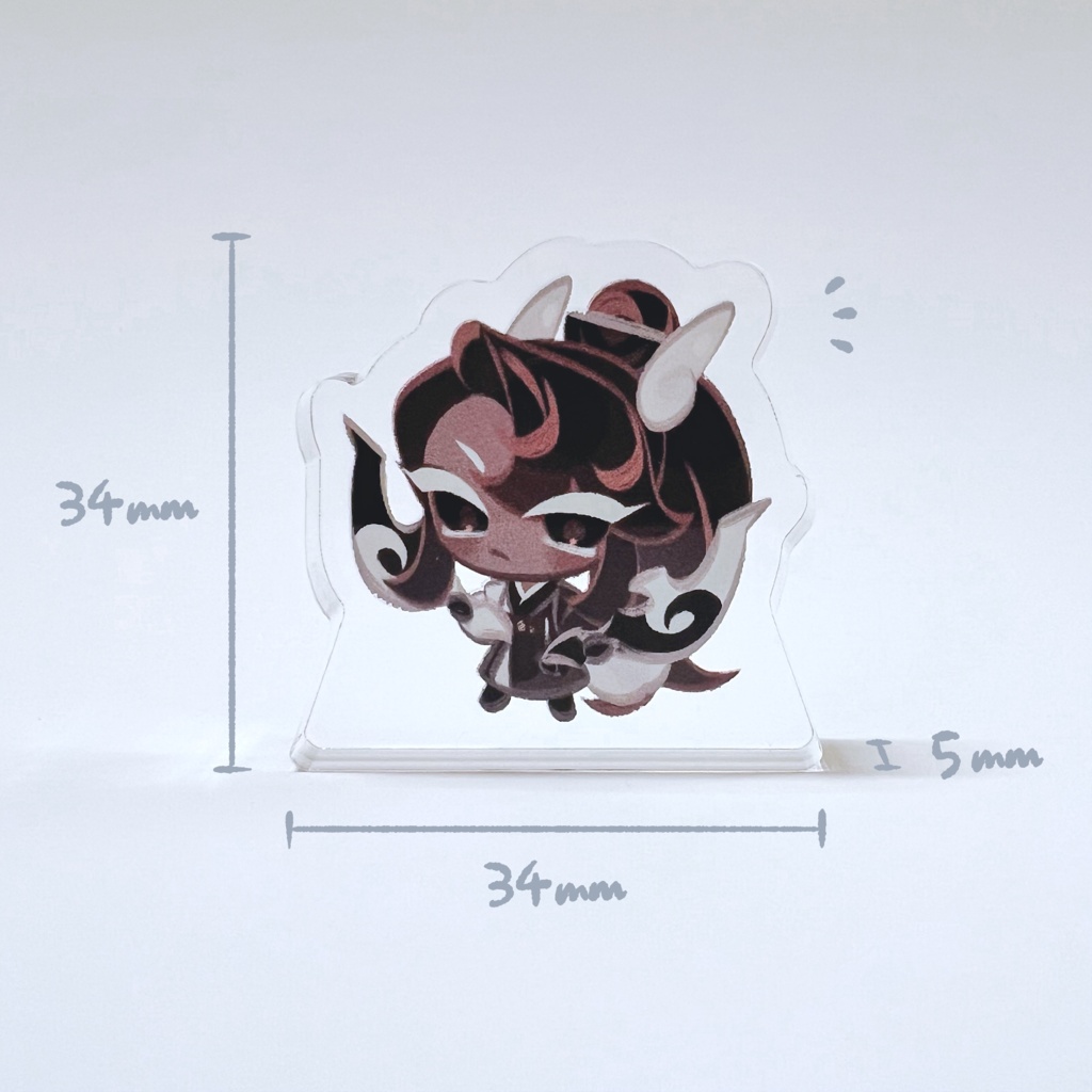 黒糖味クッキーミニアクリルスタンド