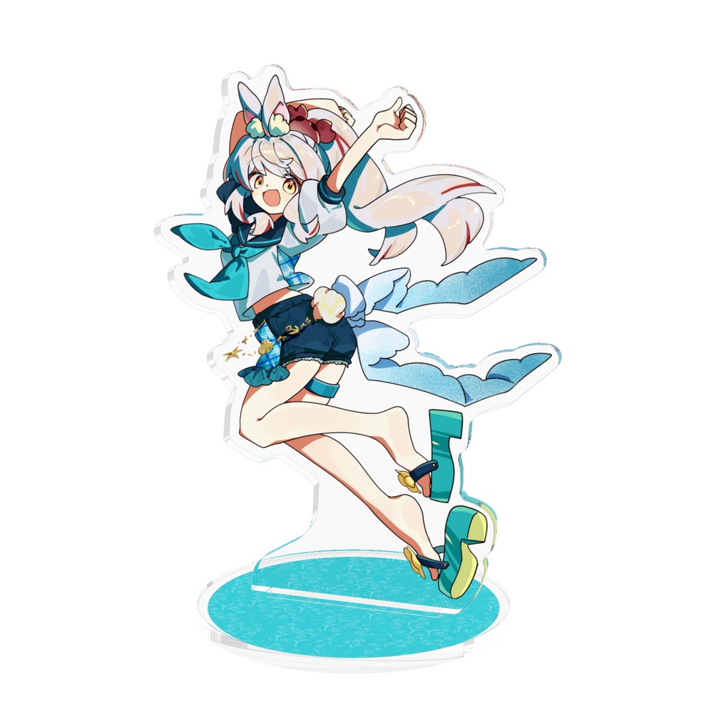 夏イラストアクリルスタンド