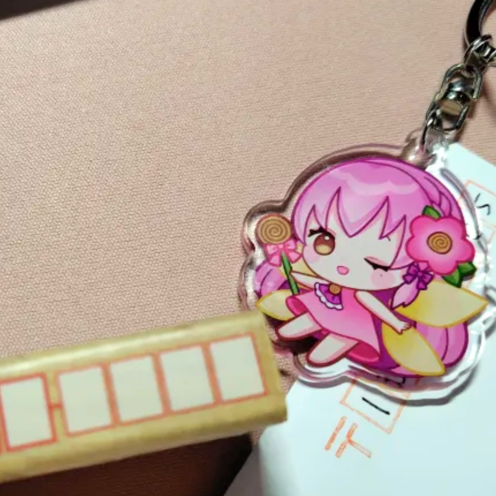 木の精霊もくちゃんアクリルキーホルダー（両面プリント）