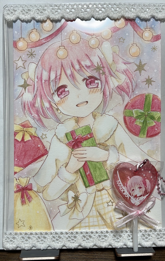 鹿目まどか☆クリスマスイラスト＆キャンディチャーム