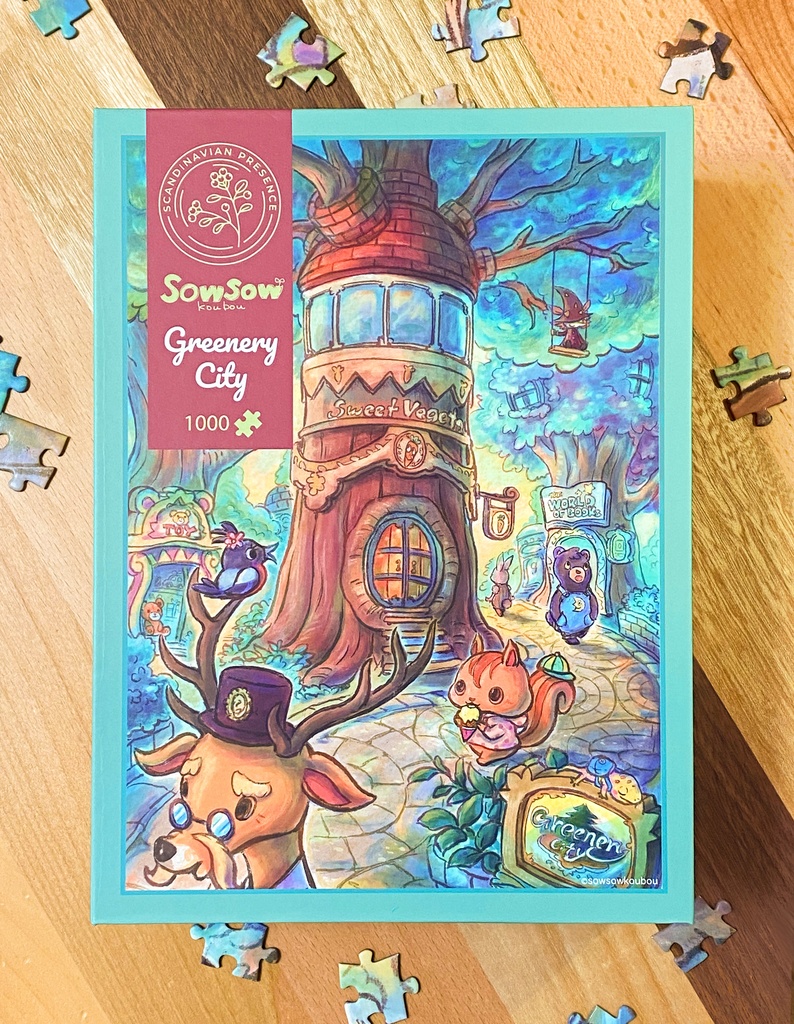 パズル「Greenery City」(通常版) 直筆サイン入り