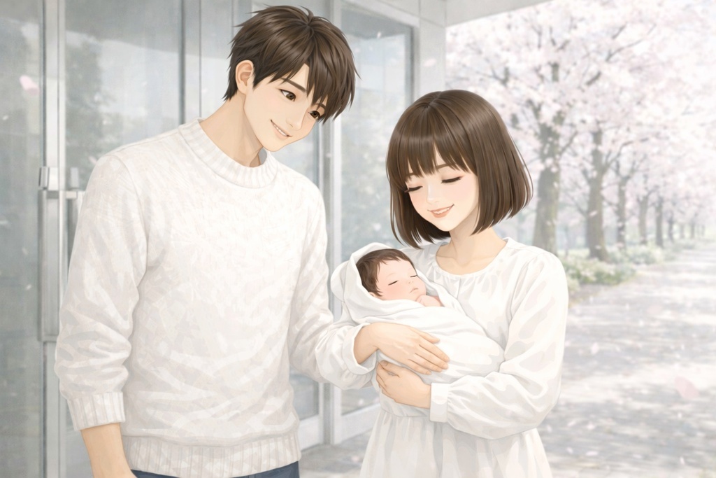 新しい命を授かった夫婦