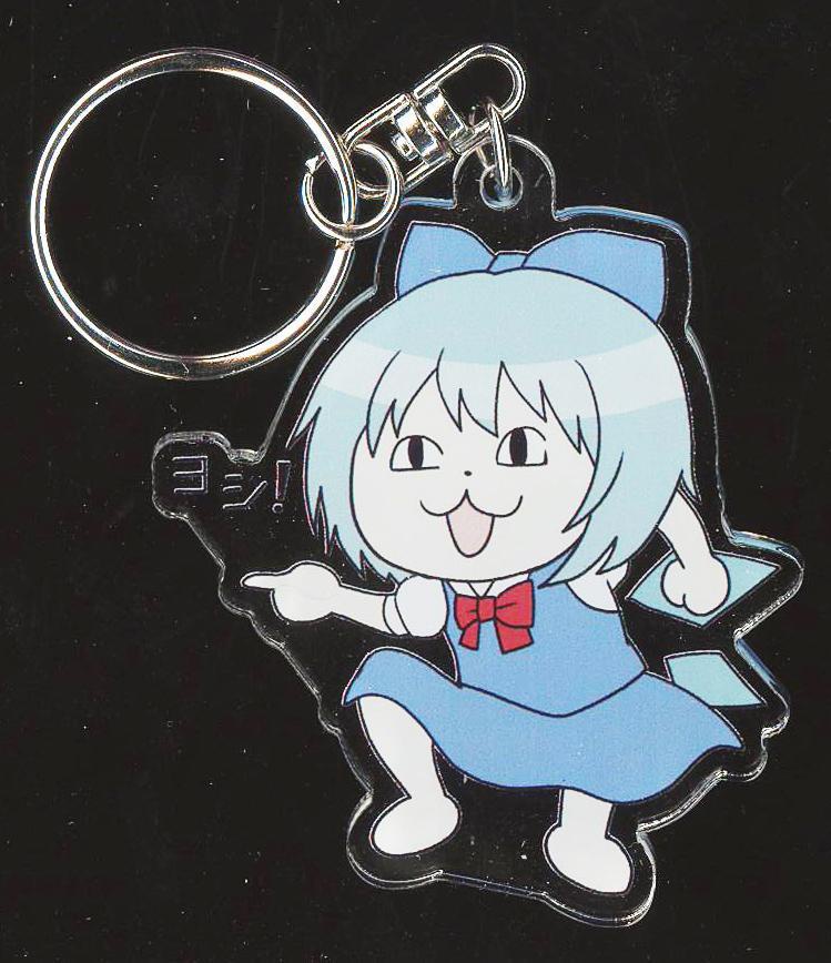 同人　東方現場猫キーホルダー 2 チルノ