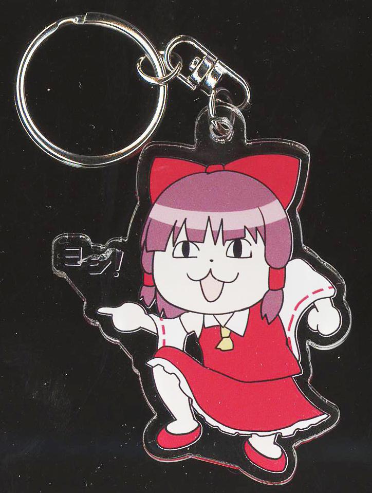 同人　東方現場猫キーホルダー 8 霊夢