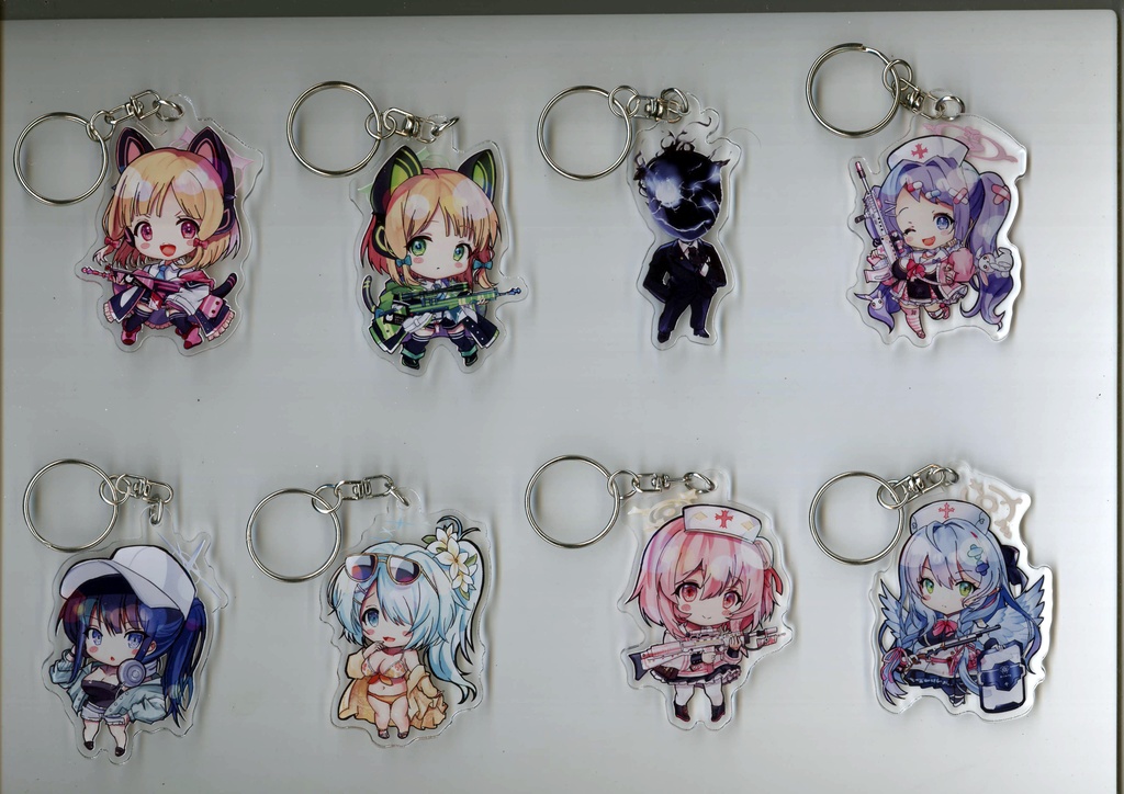 同人　ブルアカ　アクリルキーホルダー　第8弾　全８種