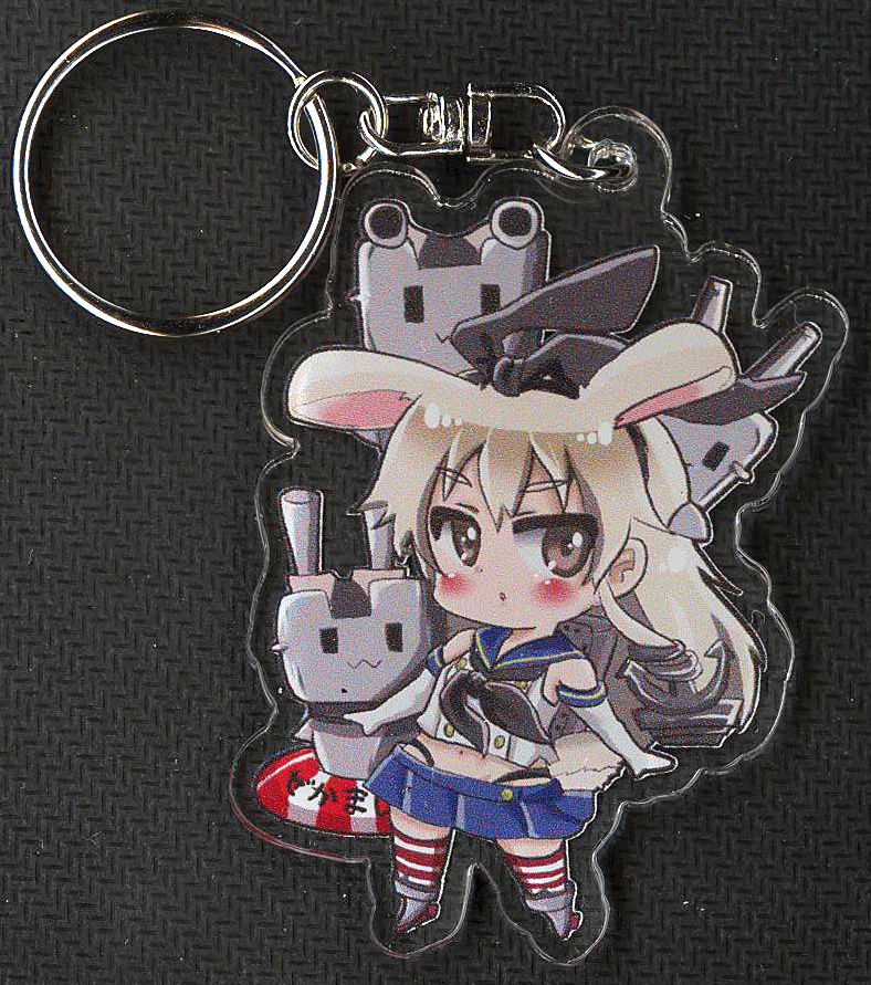 艦これ　動物耳　アクリルキーホルダー　７　島風