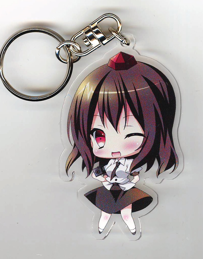 東方Project　風神録　アクリルキーホルダー　7　射命丸文ver壱河剣