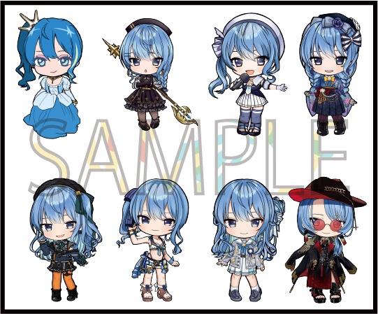 匿名配送　[非公式]　同人　VTuber　アクリルキーホルダー　星街すいせい　シリーズ　全８種類