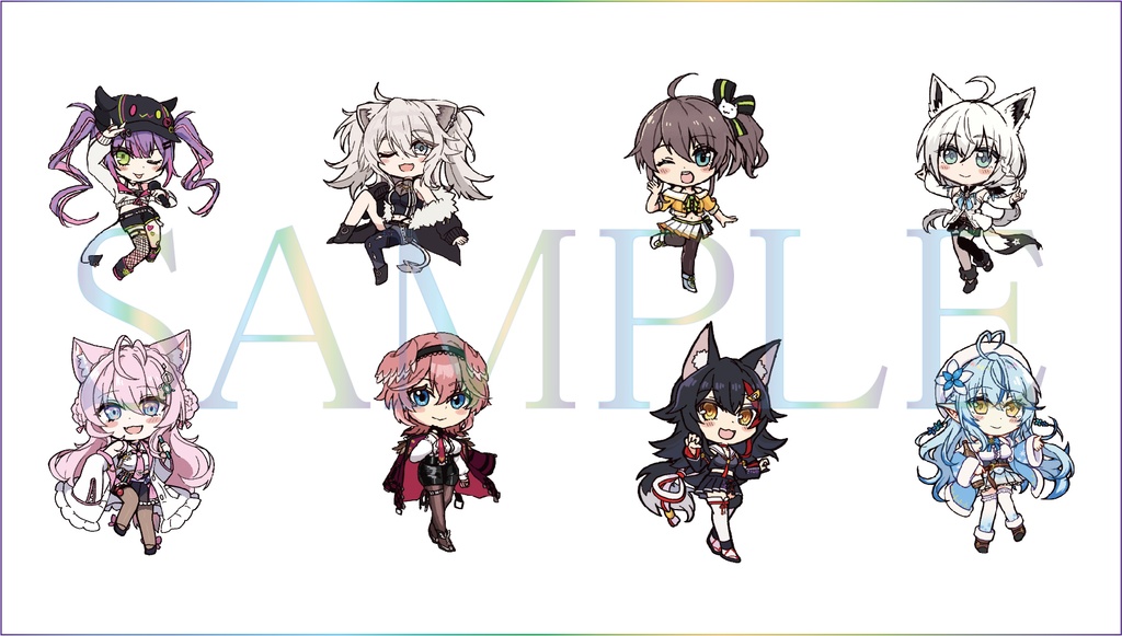 匿名配送　[非公式]　同人　VTuber　アクリルキーホルダー　第7弾 8種類　[ホロライブ]