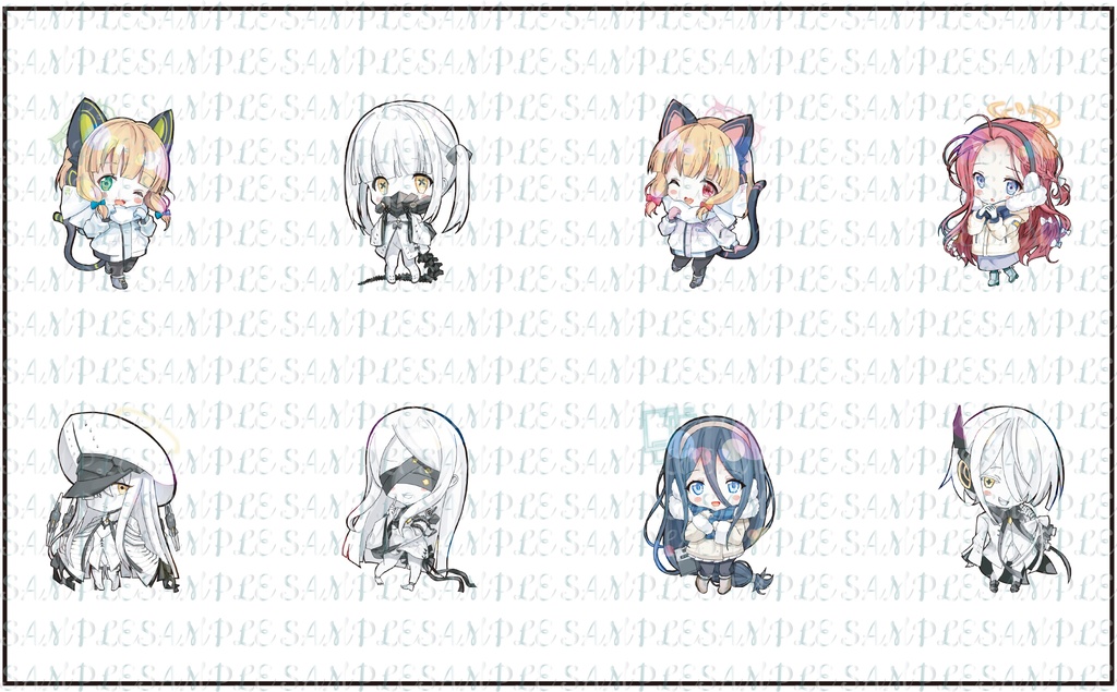 同人　ブルアカ　アクリルキーホルダー　第16弾　全８種