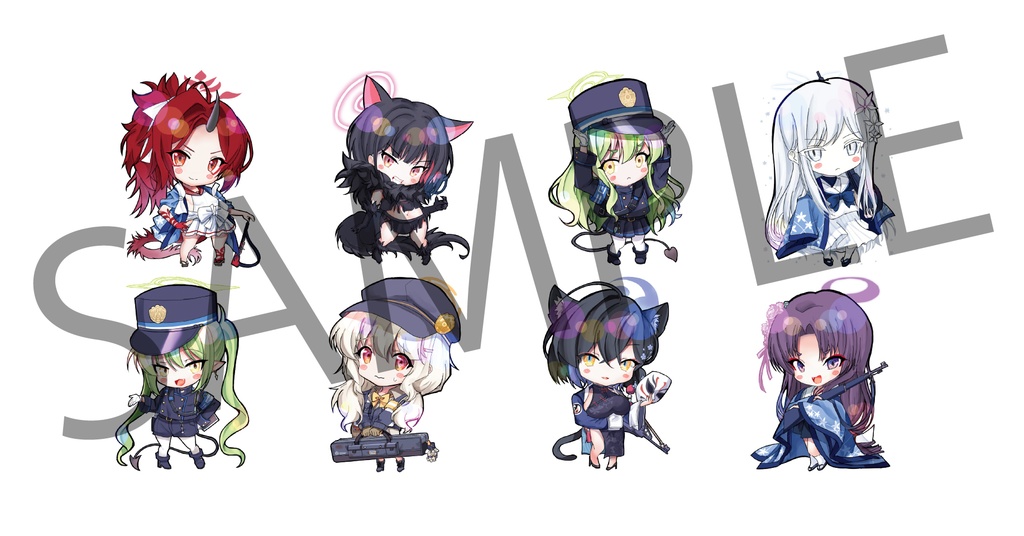 同人 ブルアカ アクリルキーホルダー 第17弾 全8種