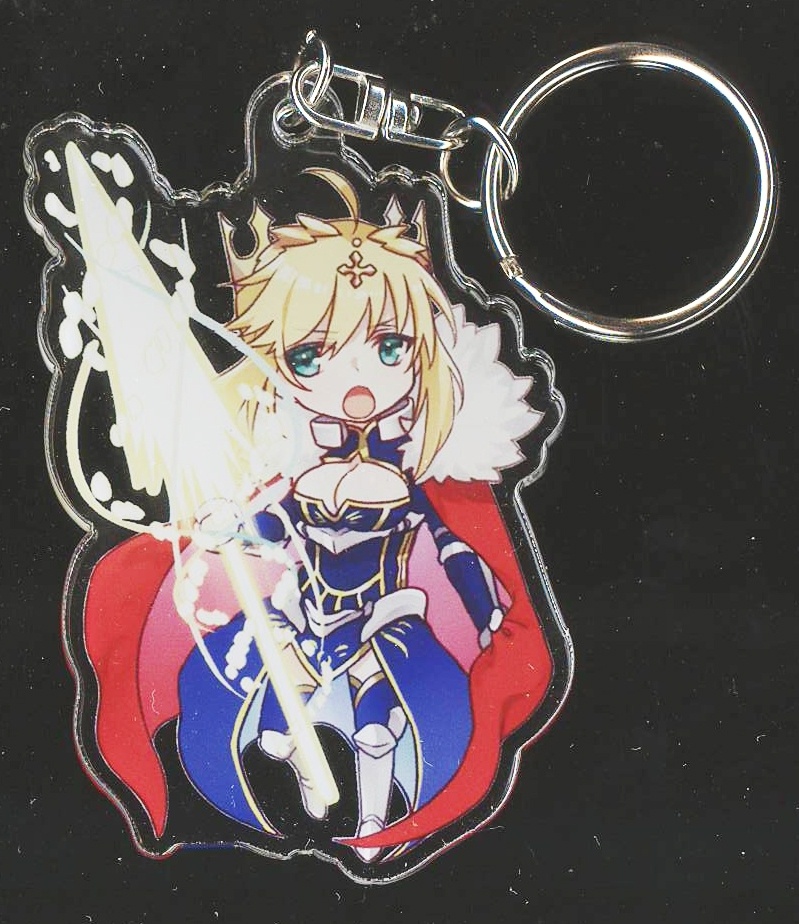 同人　FGO19　キーホルダー　3　アルトリア槍