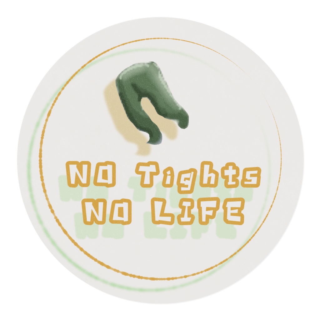 NO Tights NO LIFE マスキングテープ