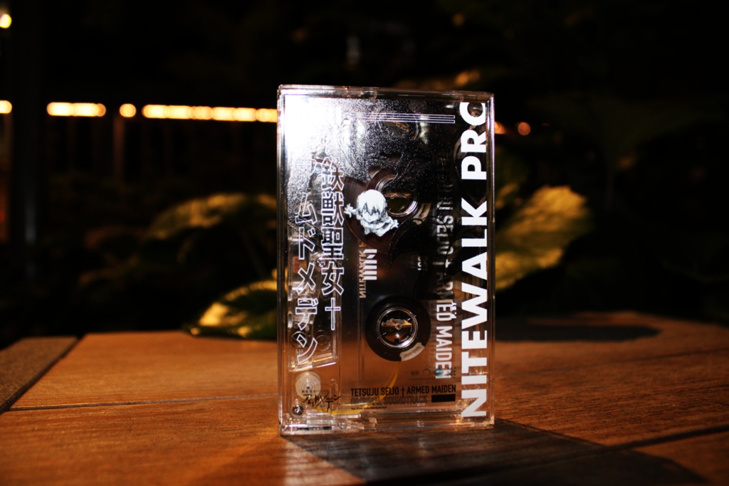 『鉄獣聖女†アムドメデン』OST Cassette Tape(Clear) w/ download link
