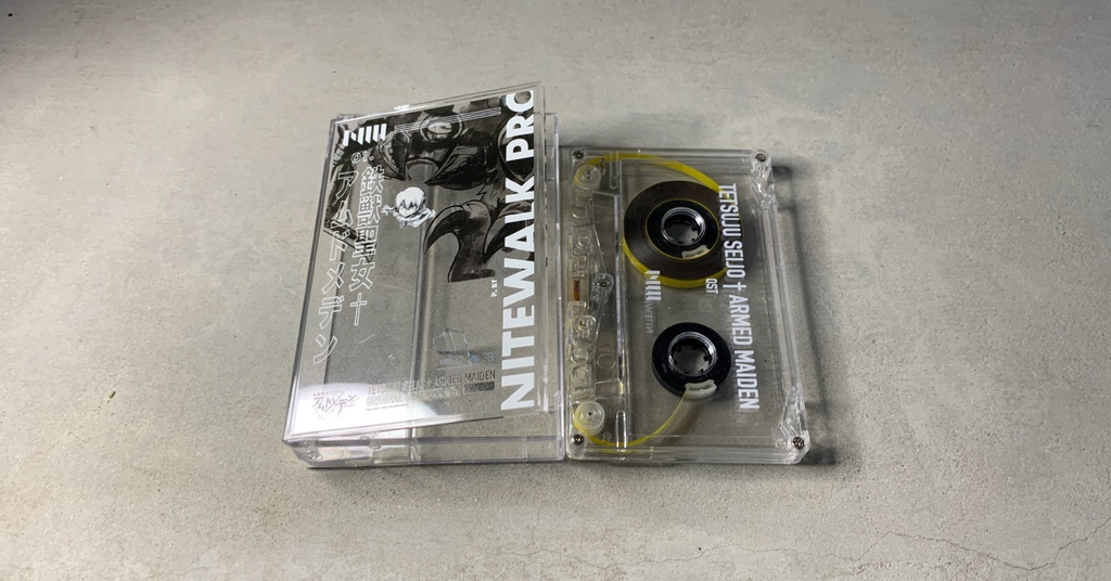 『鉄獣聖女†アムドメデン』OST Cassette Tape(Clear) w/ download link