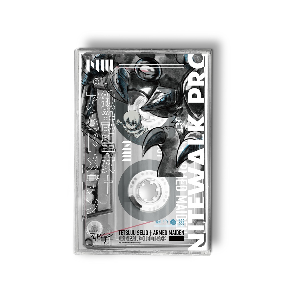 『鉄獣聖女†アムドメデン』OST Cassette Tape(Clear) w/ download link