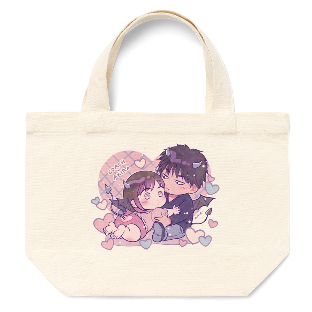 こちあきデビらぶ❤️😈💜ミニトート