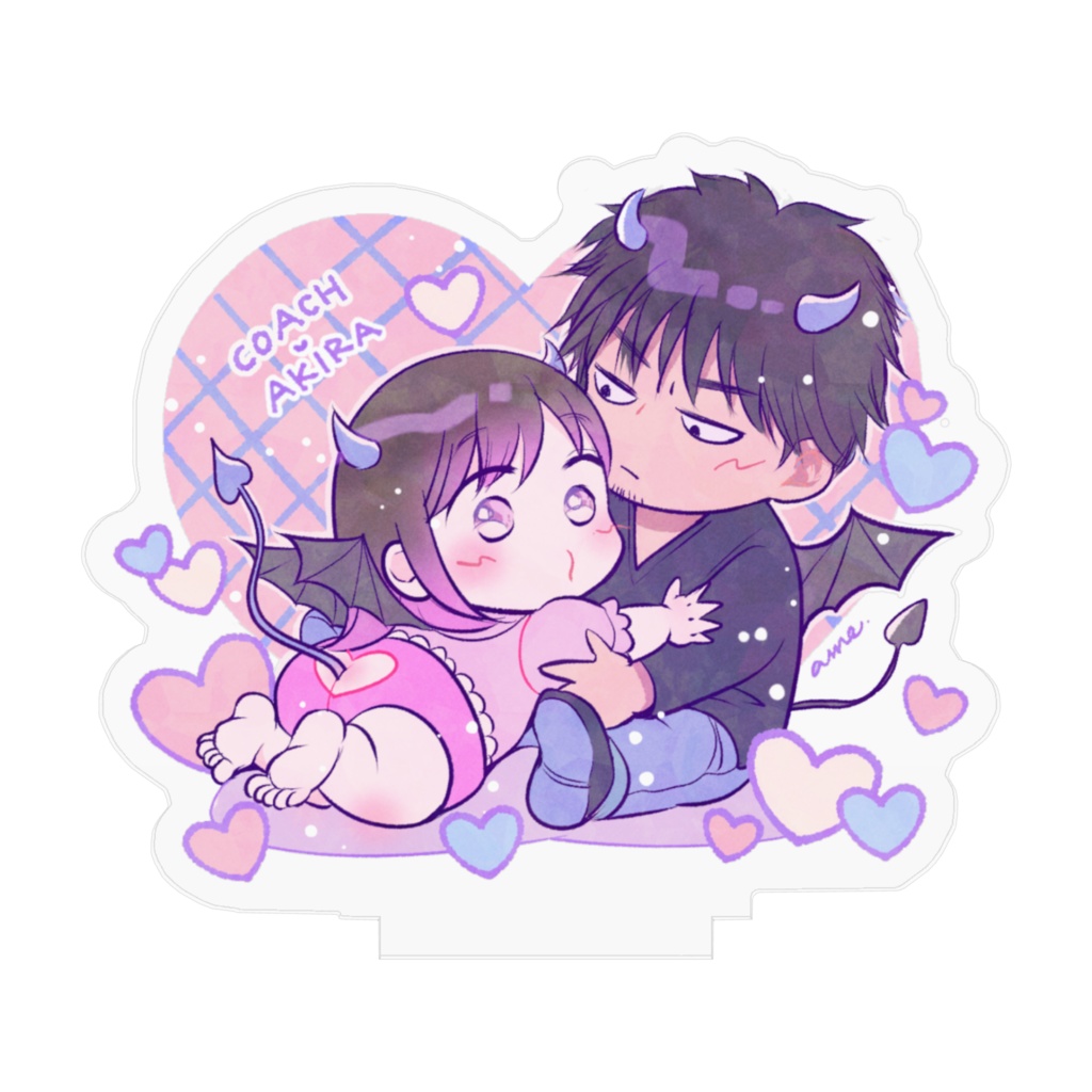 こちあきデビらぶ❤️😈💜アクリルフィギュア