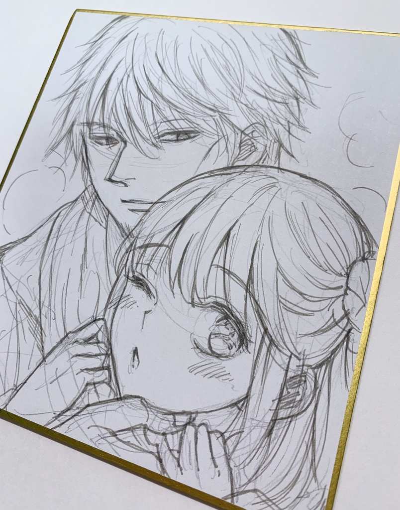 【直筆】描き下ろしアナログ色紙原画【オリジナル】