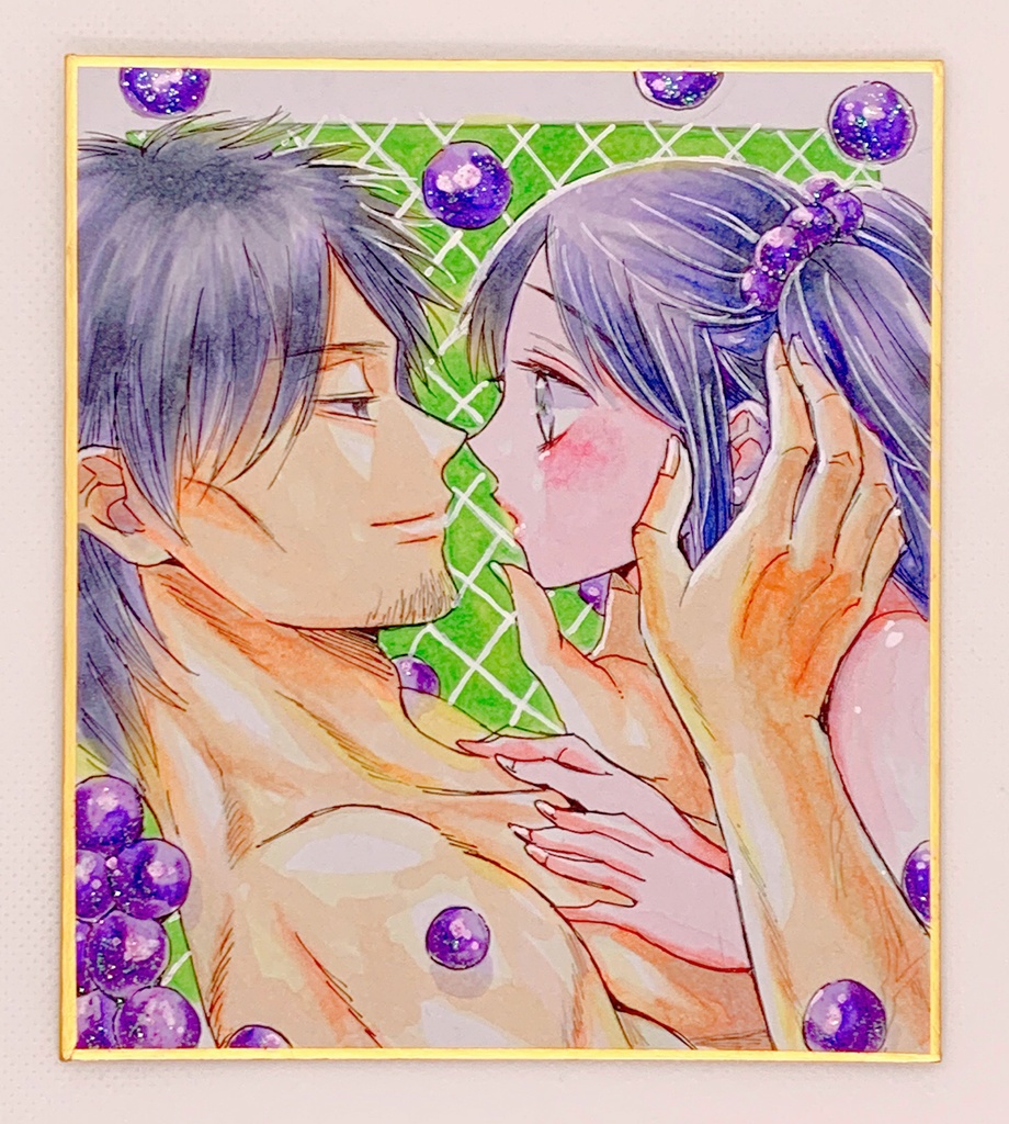 【直筆】描き下ろしアナログ色紙原画5【オリジナル】