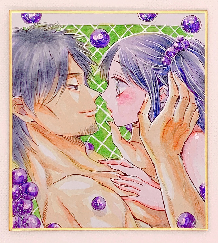 【直筆】描き下ろしアナログ色紙原画5【オリジナル】