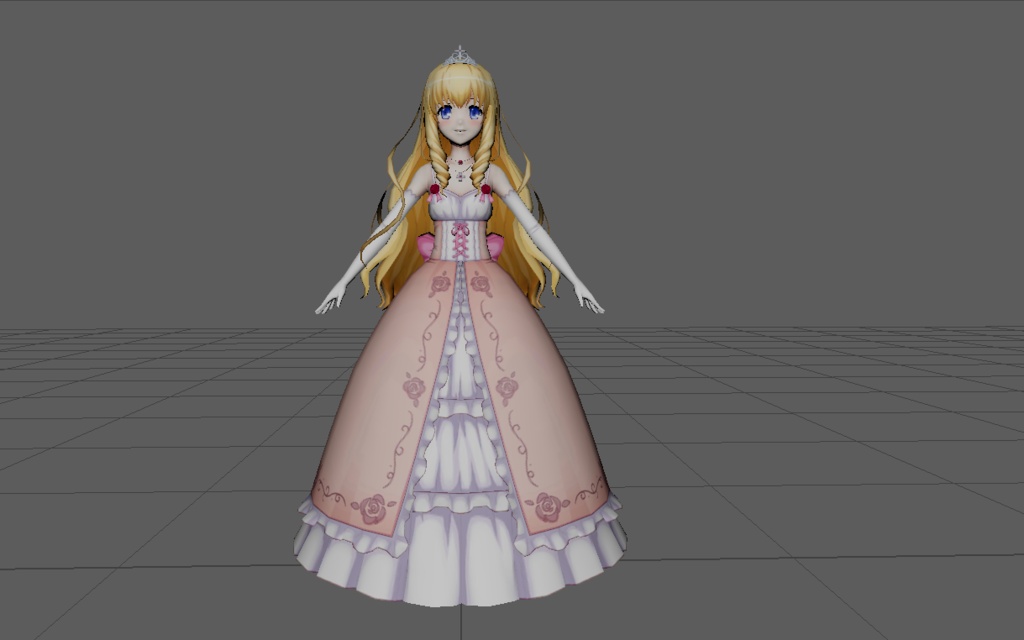 【3D Model】ラティファ・フルランザ - Latifah Fleuranza 【FBX / OBJ】