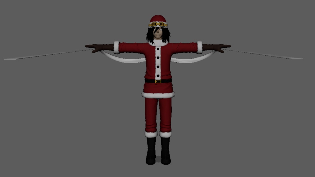 【3D Model】相澤消太 (クリスマス) - Shota Aizawa (Christmas) 【FBX / OBJ】