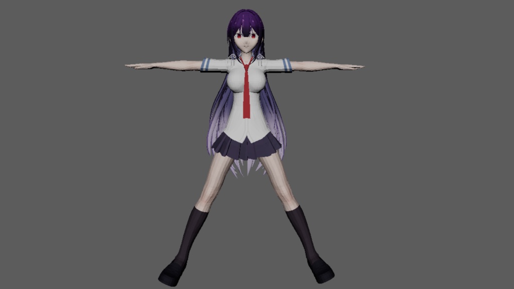 【3D Model】高嶺 清麿 - Takane Takamine 【FBX / OBJ】