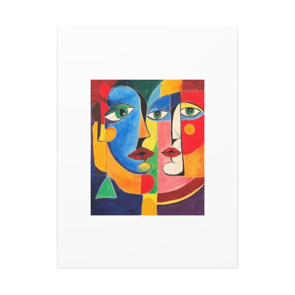 Intertwined Identities - Original Acrylic Painting by Mary G