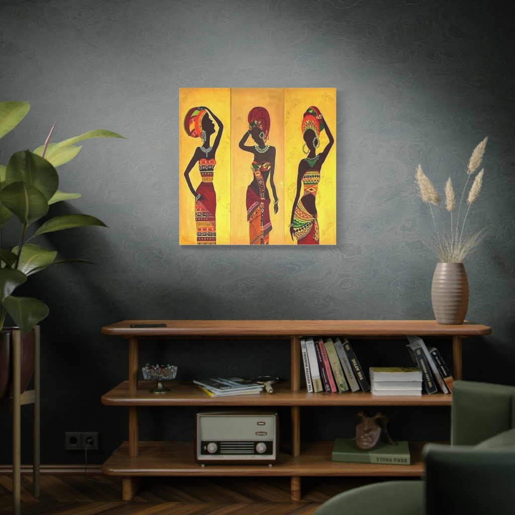 African Heritage - Original Acrylic Painting by Mary G