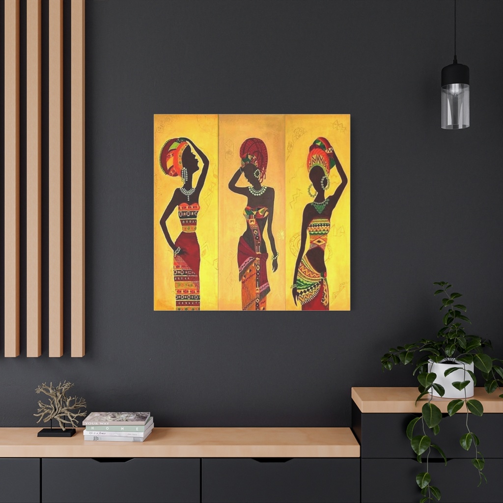 African Heritage - Original Acrylic Painting by Mary G