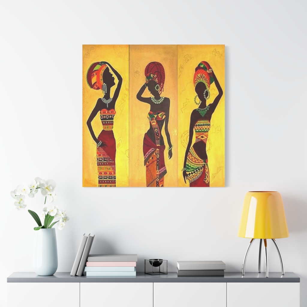 African Heritage - Original Acrylic Painting by Mary G