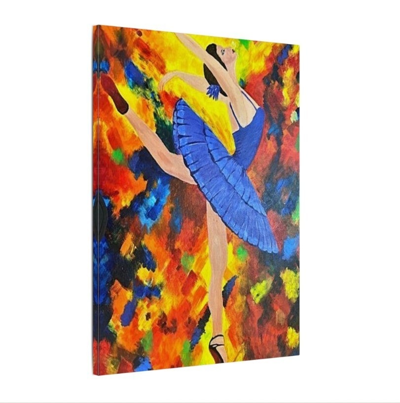 The Blue Symphony - Original Acrylic Painting by Mary G