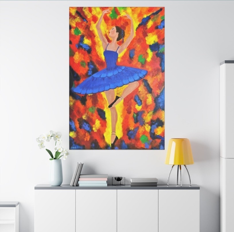 Celestial Grace - Original Acrylic Painting by Mary G