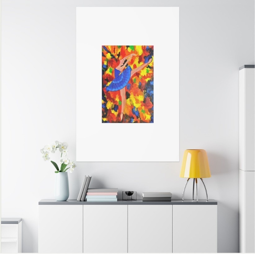 Rhythms of Fire - Original Acrylic Painting by Mary G
