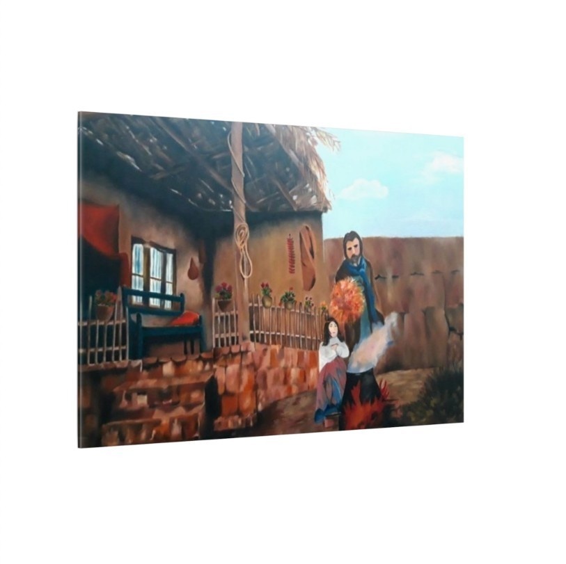 The Hearth of Heritage - Original Oil Painting by Mary G