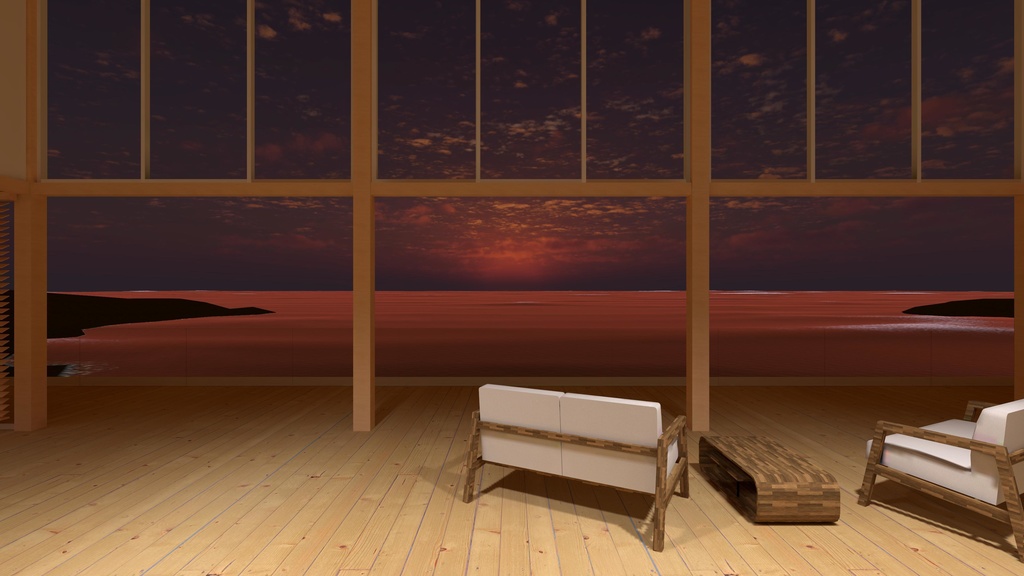 VRChat住宅向けワールド「SeaSide Home」【Unity2022/VCC対応】【Quest対応版あり】