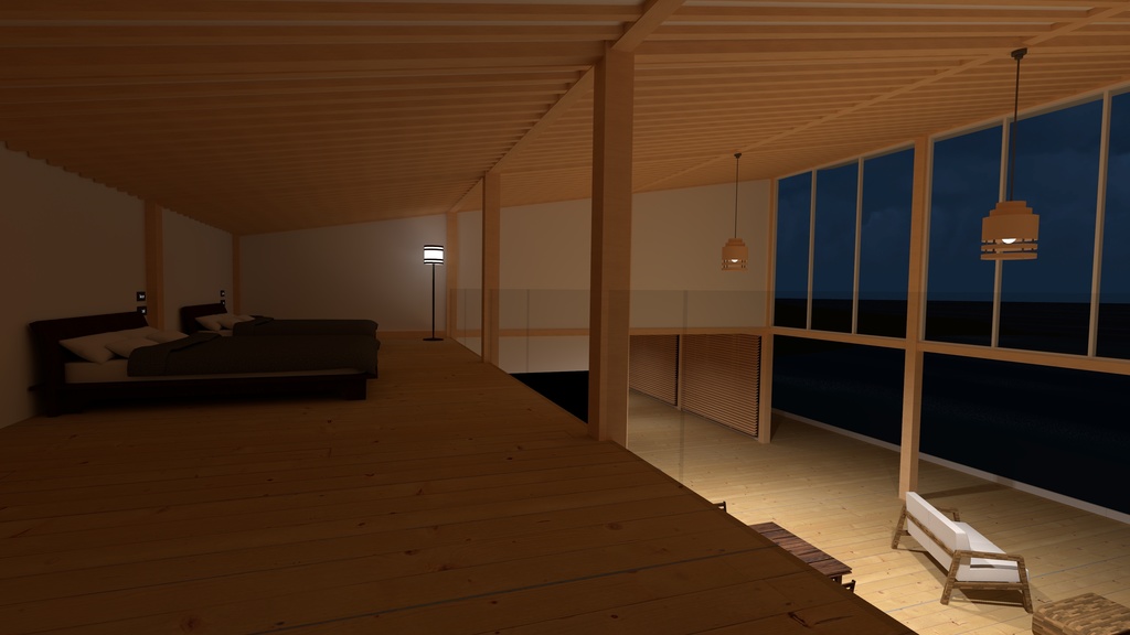 VRChat住宅向けワールド「SeaSide Home」【Unity2022/VCC対応】【Quest対応版あり】