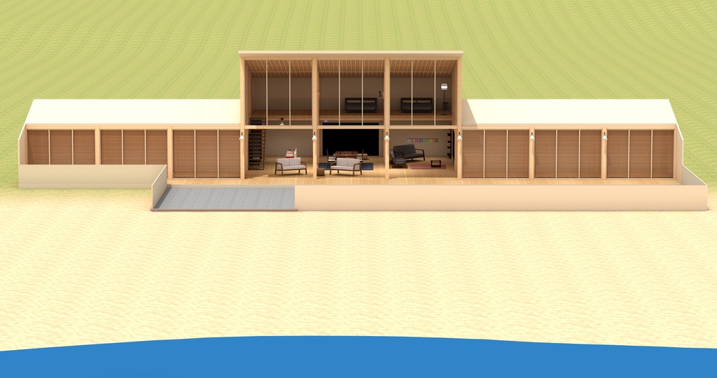 VRChat住宅向けワールド「SeaSide Home」【Unity2022/VCC対応】【Quest対応版あり】