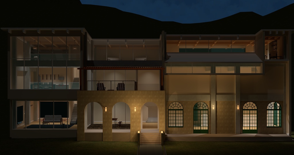 VRChat向け住宅『浦手一番館』-Sea Side Residence No.1-