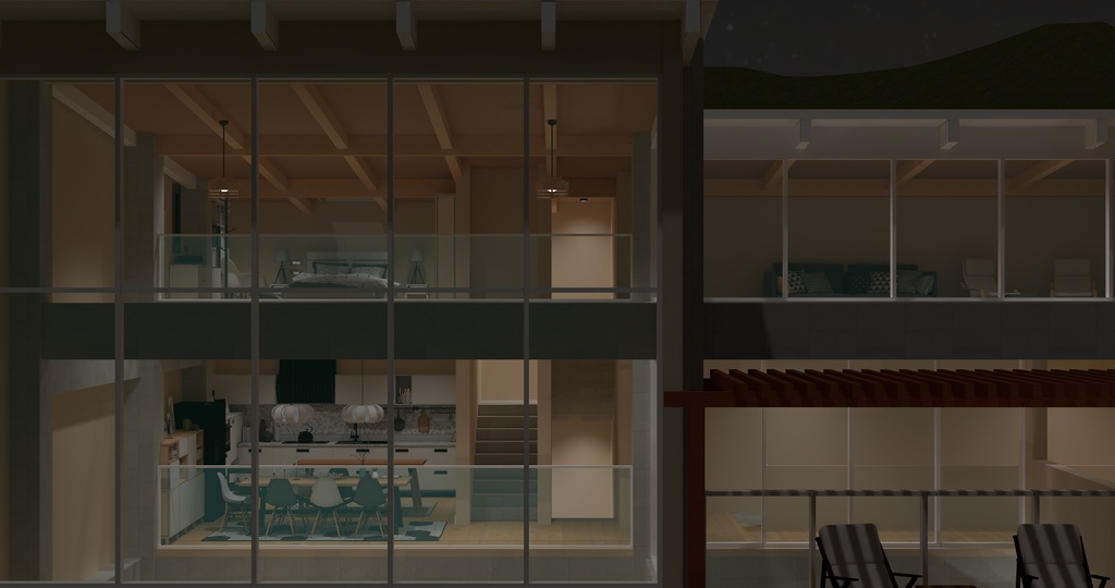 VRChat向け住宅『浦手一番館』-Sea Side Residence No.1-