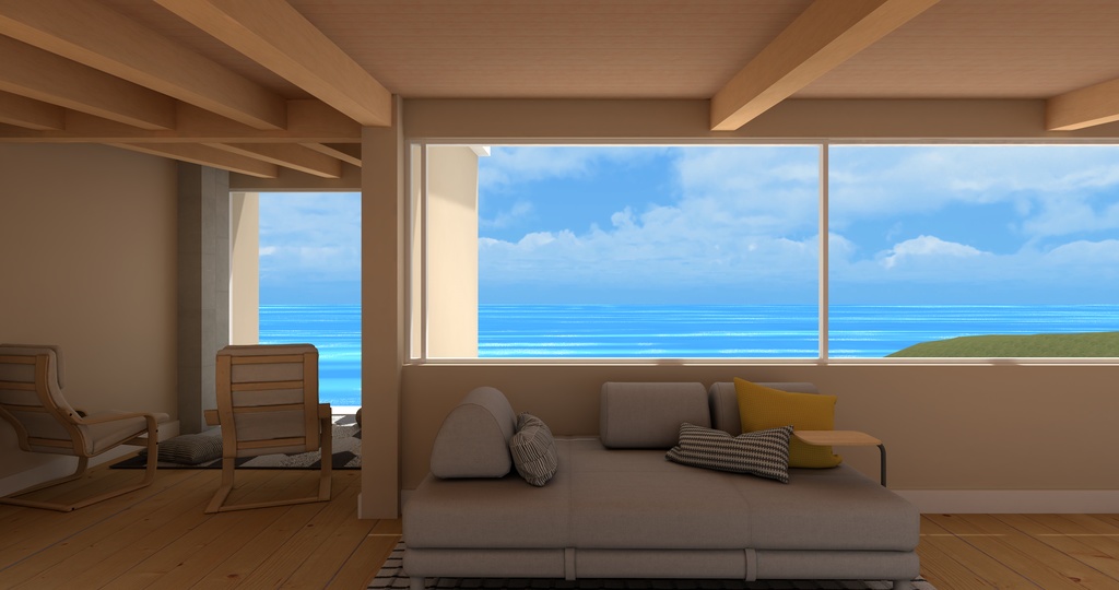 VRChat向け住宅『浦手一番館』-Sea Side Residence No.1-