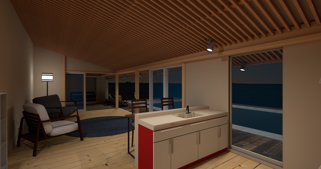 VRChat向け住宅ワールド『The BeachHouse』