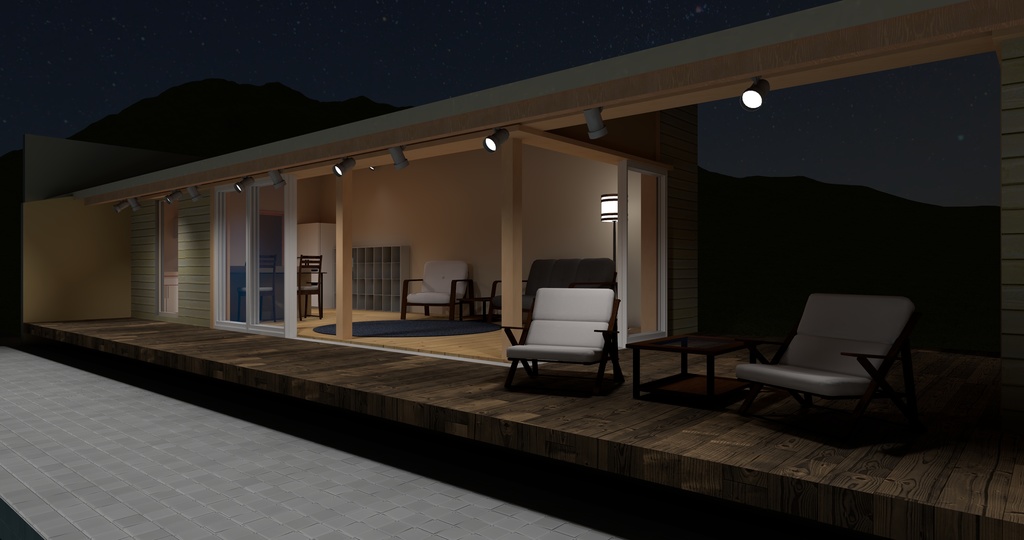 VRChat向け住宅ワールド『The BeachHouse』