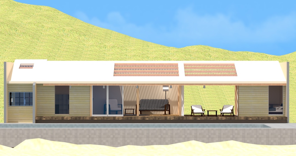 VRChat向け住宅ワールド『The BeachHouse』